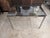Mid-Century Modern 1970s Mid Century Chrome and Smoked Glass Side Table For Sale - Image 3 of 8