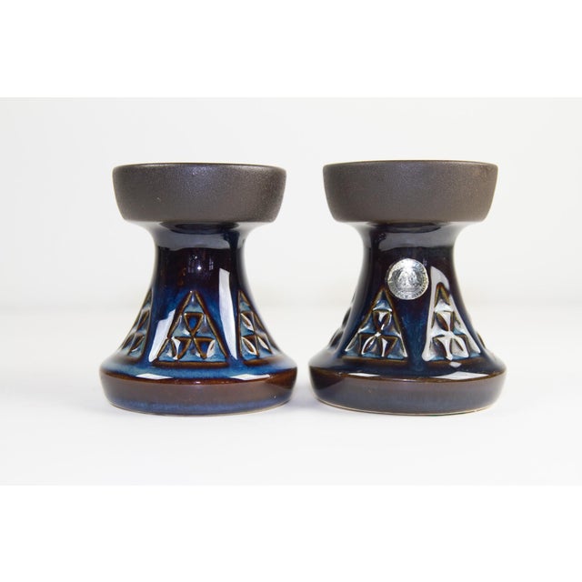 Mid-Century Danish Modern Stoneware Vases from Søholm, 1960s, Set of 5 For Sale - Image 15 of 18