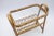 Wood Italian Bamboo and Rattan Bar Cart Serving Trolley, 1950s For Sale - Image 7 of 14