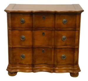 Hickory Chair Co. Solid Cherry Traditional Style 35" Three Drawer Bachelor's Chest