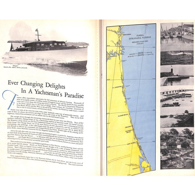 "The Florida Intracoastal Waterway From the St. Johns River to Miami, Florida" 1935 For Sale - Image 12 of 12