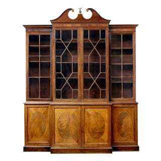 Mid-19th Century Breakfront Bookcase, 1847 For Sale