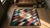 Brown Superb Light and Vibrant Color With Symmetrical Design Vintage American Hooked Rug For Sale - Image 8 of 9