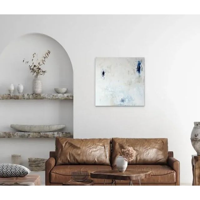 "Abstract Impasto" KR Moehr Abstract Modern Original Canvas Art Print For Sale - Image 4 of 4