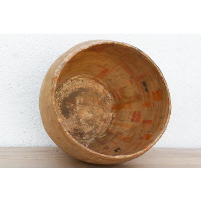 Mythical Guardian Paper Maché Basket For Sale - Image 11 of 12