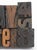 Antique Printer's Block Assemblage Sculpture, 1978 For Sale - Image 4 of 8