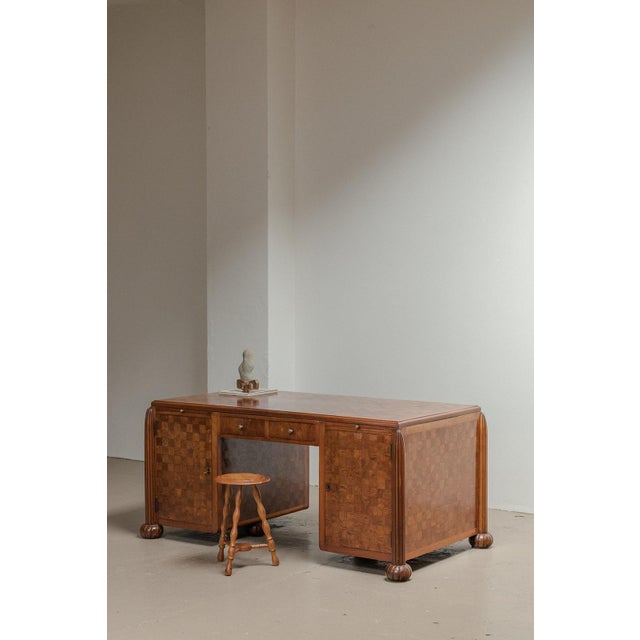 Art Deco Writing Desk, France, 1930s For Sale - Image 15 of 15