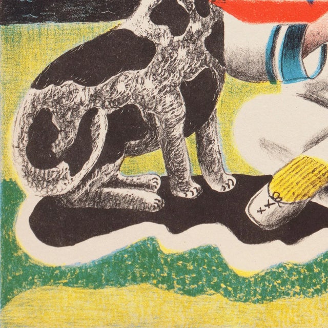 Art Deco 'Edward' by Nura Ulreich, 1943, Art Student's League, Salon D'Automne, Art Deco, Paris For Sale - Image 3 of 10