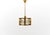 Lovely ceiling lamp with iridescent glass, 1960s, Germany The lowest possible height is 30 cm, and it is continuously...