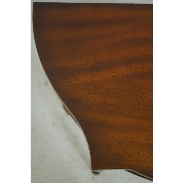 Brown Maitland Smith French Louis XVI Mahogany Console For Sale - Image 8 of 18