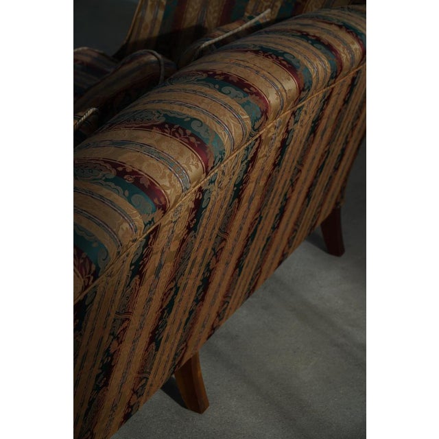 Empire Style Sofa with Cushions and Castors, Denmark, 1960s For Sale - Image 10 of 18