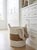 Vintage Woven Seagrass & Cotton Rope Floor Basket For Sale - Image 10 of 12
