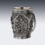 Antique 19th Century Burmese Silver Repoussé Jataka Tales Mug, 1890 For Sale - Image 4 of 16