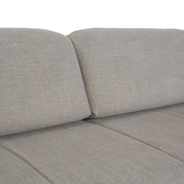 HS.420 2-Seater Sofa and Ottoman in Fabric and Wood from Hülsta, Set of 2 For Sale - Image 12 of 18