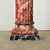 Oxblood Red French Vintage Hand-Painted Faux Marble Column For Sale - Image 8 of 12