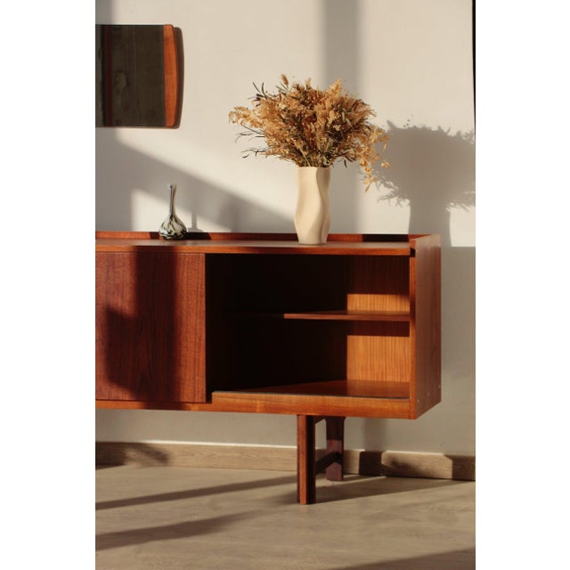 Large Scandinavian Danish Teak Sideboard, 1960s For Sale - Image 10 of 18