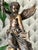 Early 20th Century Antique Art Nouveau Brass Bronze Cherub Cupid Angel Candlestick Holder Sculptures - A Pair For Sale - Image 5 of 18