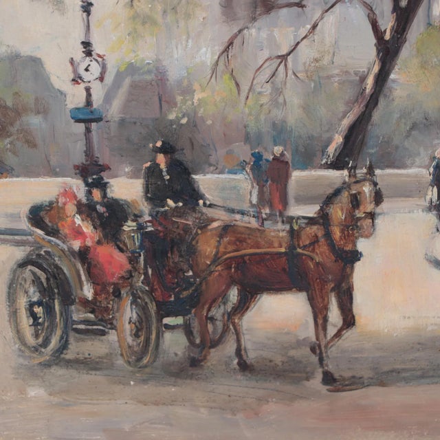 Andre Michel (French, b.1945) "Notre-Dame De Paris Cathedral", Oil on Masonite. For Sale In Philadelphia - Image 6 of 7