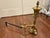 Metal Turn of the Century Antique Brass Fireplace Set For Sale - Image 7 of 13