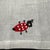 Textile Vintage White Madeira Linen Embroidered Ladybug Finger Tip Guest Towel For Sale - Image 7 of 9
