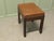 Carved Upholstered Tan Library or Window Stool This is a good Sturdy Library Stool it has a sturdy carved frame and legs...