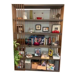 Reduced!!! Modern Wood & Metal Bookshelf / Display Shelf For Sale
