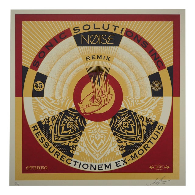 Shepard Fairey, Noise Remix, Screenprint For Sale