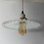 French Provincial French White Opaline Glass “Frill” Pendant Light, 1930s For Sale - Image 3 of 7