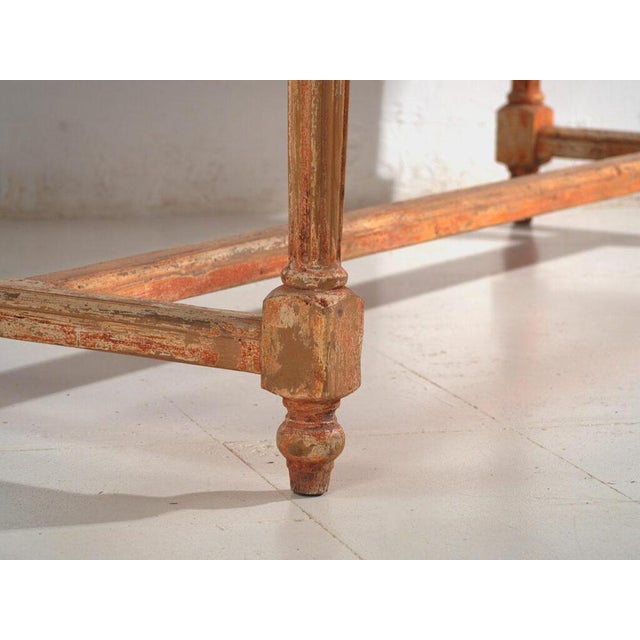 Reclaimed Dining Table in Oak For Sale - Image 6 of 12