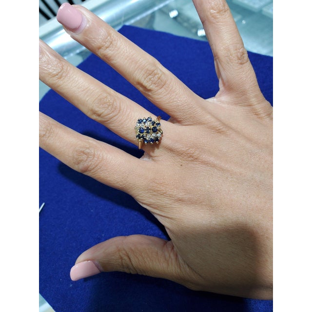 ♥ Product Summary ♥ Main Stone: Sapphire & Diamonds Approx. Carat Weight: .81cttw Diamond Color: G Diamond Clarity: SI2...