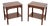 Georgian Side Tables, 1950s, Set of 2 For Sale