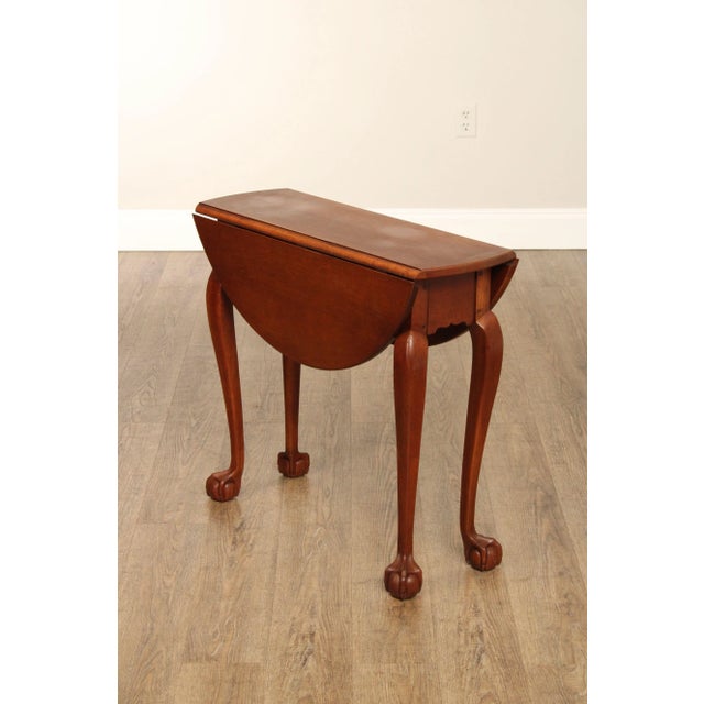 American Bench Made Pembroke Table Ball and Claw, 18th Century Style Accent Table
