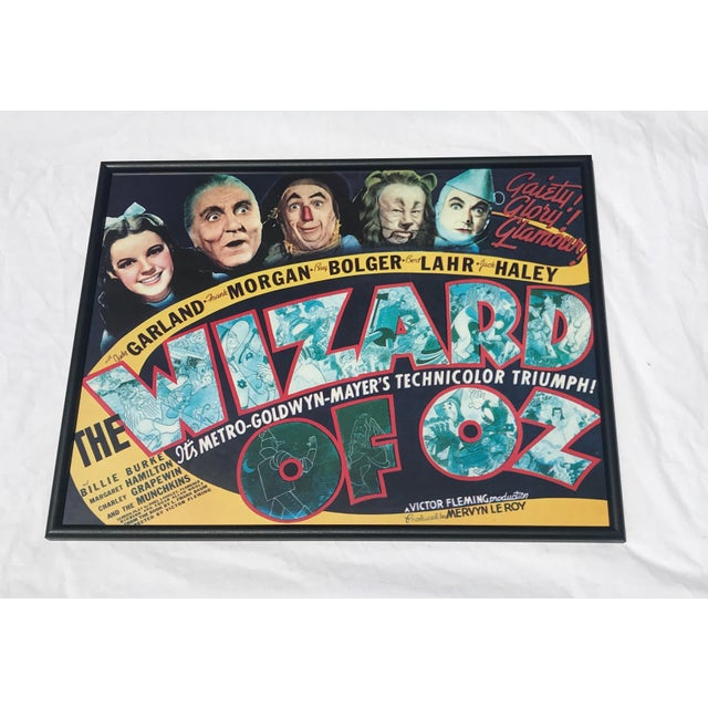 Contemporary The Wizard of Oz (Mgm, 1939) Lobby Card Reproduction Framed Poster For Sale - Image 3 of 11