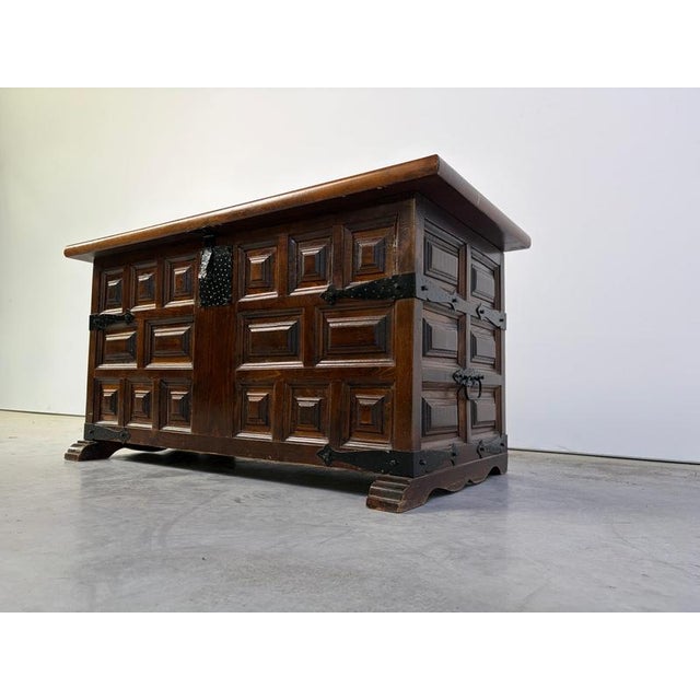 Vintage Spanish Storage Chest, 1950s For Sale - Image 6 of 14