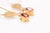 Pair of 22k Gold Garnet Earrings, A Pair For Sale - Image 10 of 12