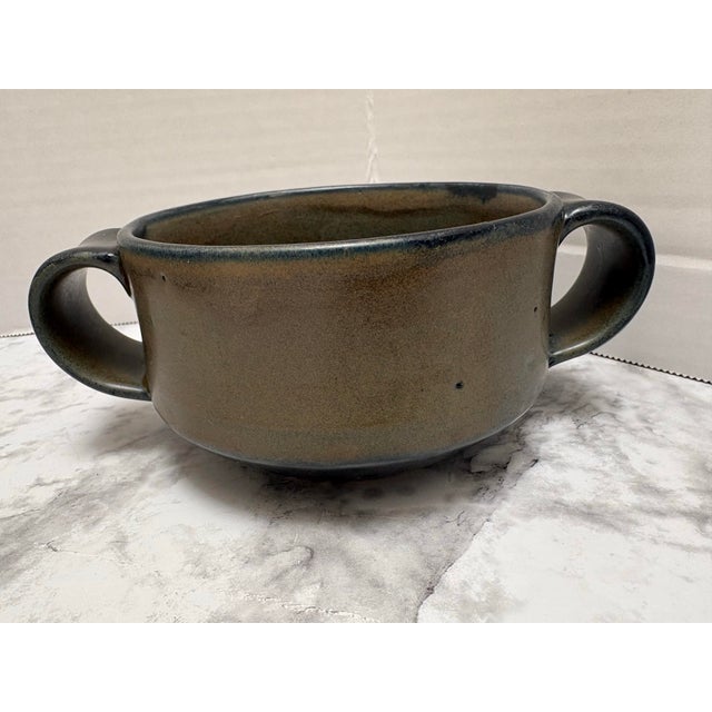 Farmhouse Vintage Earthy Farmhouse Stoneware Bowls, Set of Eight For Sale - Image 3 of 9