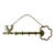 Brass Wall Key Holder For Sale