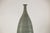 Tall Artisan Ceramic Hand-Crafted Vase with Ribbed Body and Green Glaze For Sale - Image 4 of 16