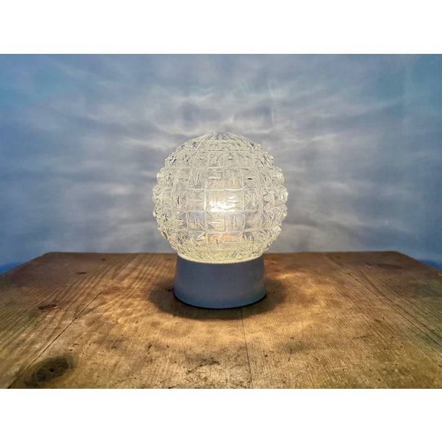 Vintage White Porcelain Ceiling Light, 1970s For Sale - Image 6 of 14