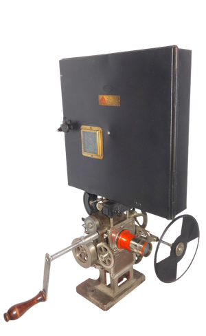 Circa 1906 Power's Cameragraph 35mm Hand Crank Movie Projector Artifact Display Sculpture