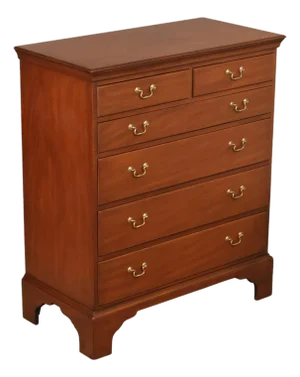 Kittinger Williamsburg Adaptation Georgian Style Mahogany Chest Of Drawers
