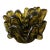 1960s Italian Olive Green Hand-Tooled Art Glass Bowls, Set of 3 For Sale