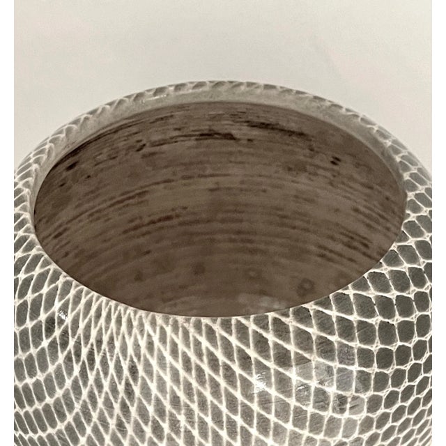 Lauren Kaplan Abstraction Stoneware Vessels - A Pair For Sale - Image 10 of 12