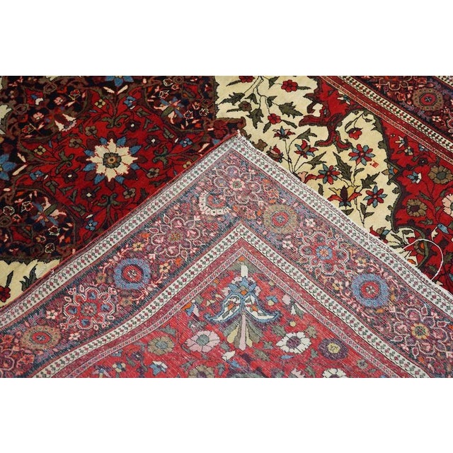 Antique Farahan Sarouk Rug 4'3'' X 6'4'' For Sale - Image 9 of 10
