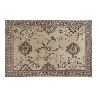 Antique Turkish Oushak Rug For Sale