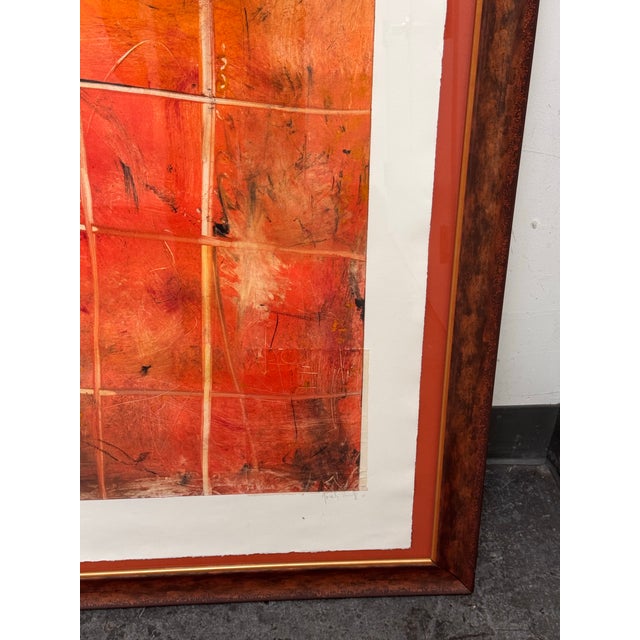 2000 - 2009 Abstract Mixed Media Artwork + Signed, Circa 2001 For Sale - Image 5 of 12