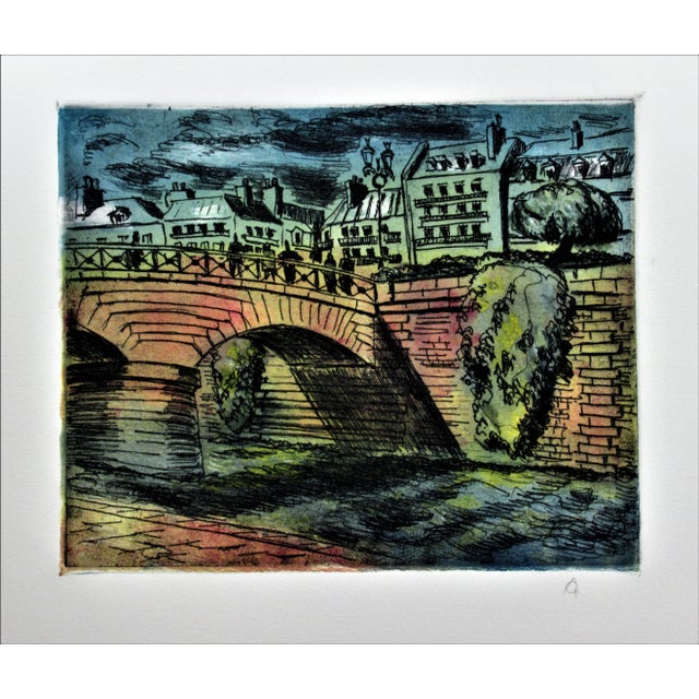 Arnold A. Grossman, Paris, Le Pont Neuf, Circa 1990 For Sale In San Francisco - Image 6 of 6