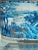 Metal 1980s Blue Tole French Style Chinoiserie Planter For Sale - Image 7 of 13