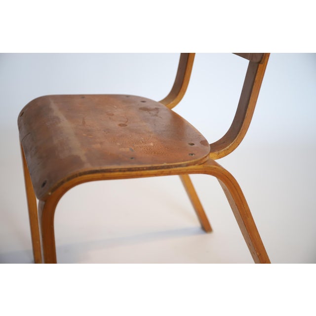 Wood Mid 20th Century Bentwood Childs Chair Attributed to Thonet For Sale - Image 7 of 17