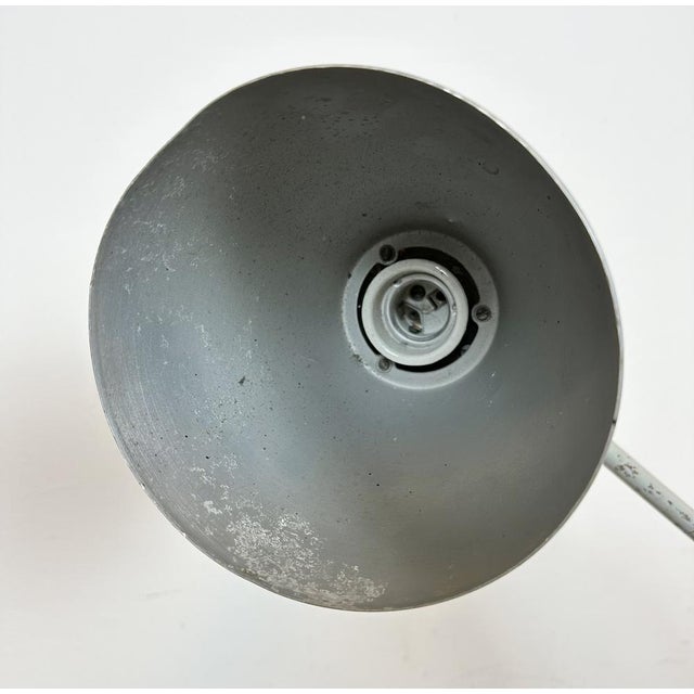Industrial Grey Table Lamp from Elektrosvit, 1970s For Sale - Image 15 of 18